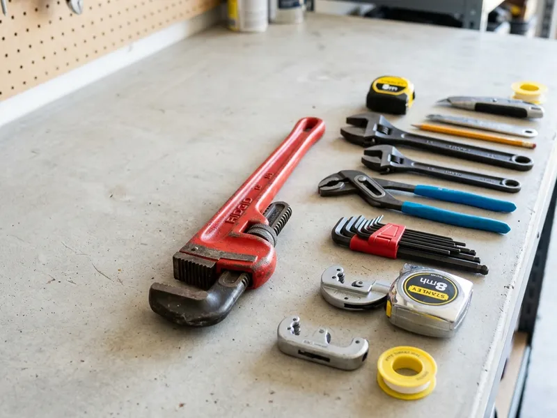 Professional plumbers in Kell, IL equipped with top-tier tools for residential and commercial plumbing services.
